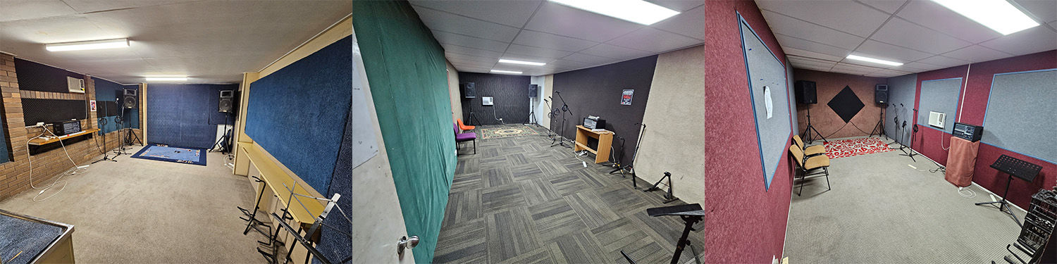 Elephant Music Studios, Rehearsal Rooms